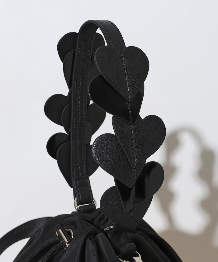 x BASICKS HEART HANDLE BAG