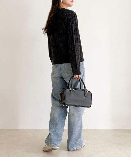 FR刺繡麻花紋針織開衫