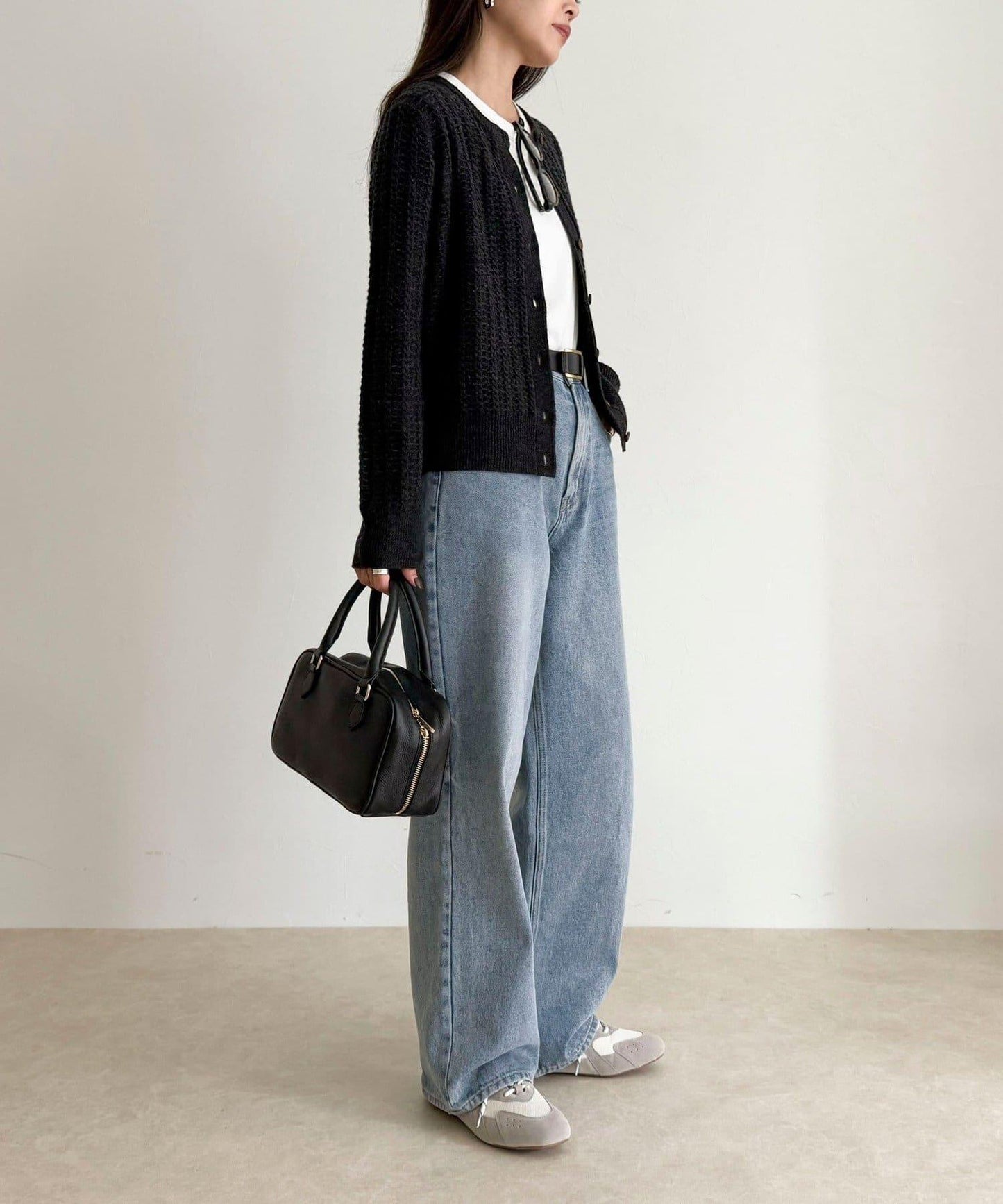 FR刺繡麻花紋針織開衫