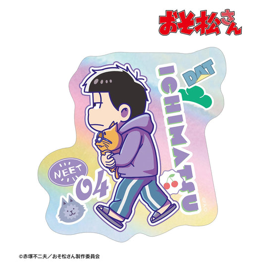《阿松》一鬆 迷你角色 極光貼紙