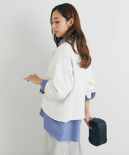 人氣單品・日常百搭◎仿犛牛絨圓領針織衫