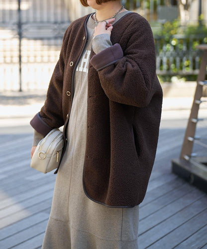 甜美休閒風◎內刷毛美人魚長款連衣裙