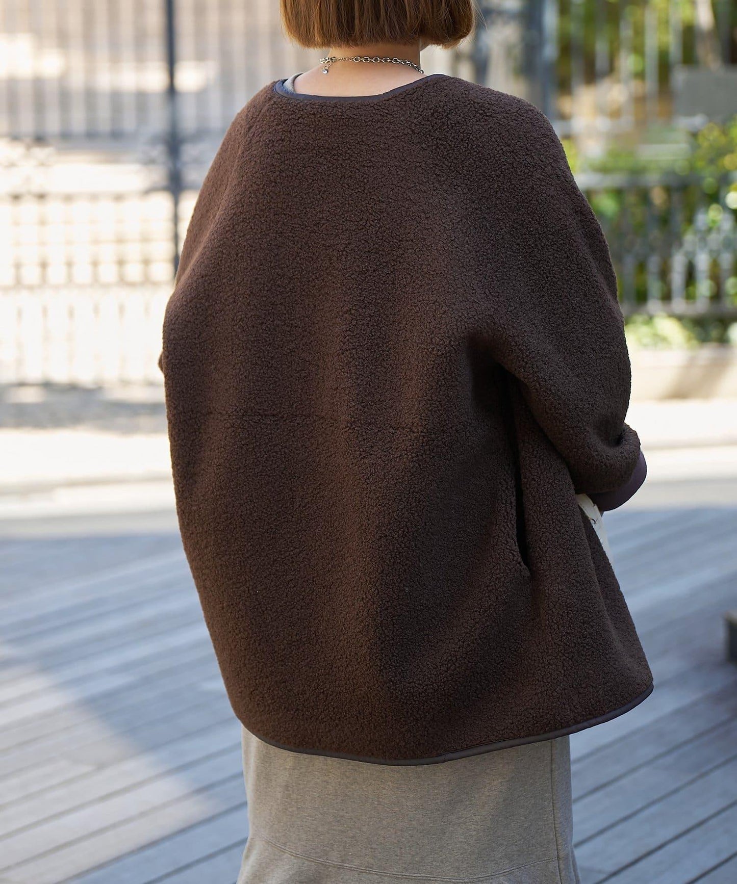 甜美休閒風◎內刷毛美人魚長款連衣裙