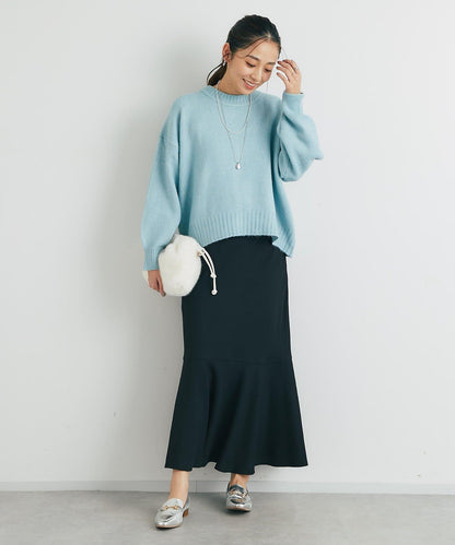 人氣單品・日常百搭◎仿犛牛絨圓領針織衫