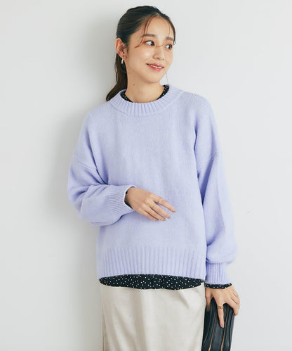 人氣單品・日常百搭◎仿犛牛絨圓領針織衫