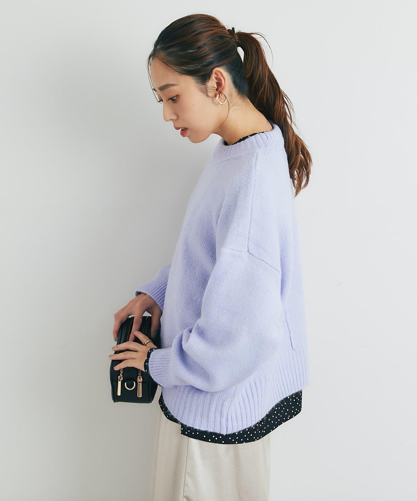 人氣單品・日常百搭◎仿犛牛絨圓領針織衫