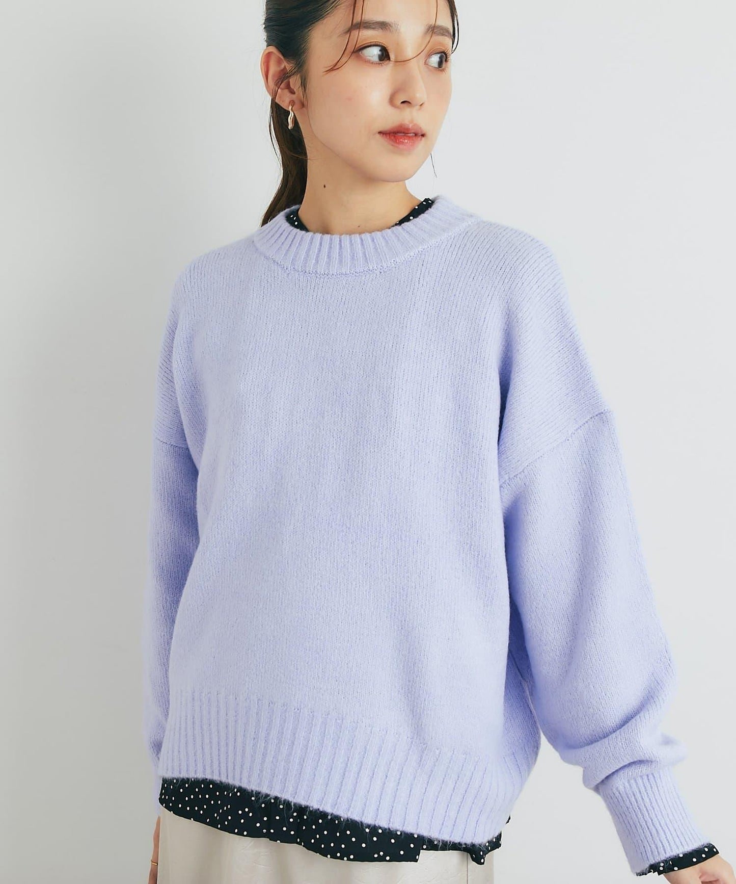 人氣單品・日常百搭◎仿犛牛絨圓領針織衫