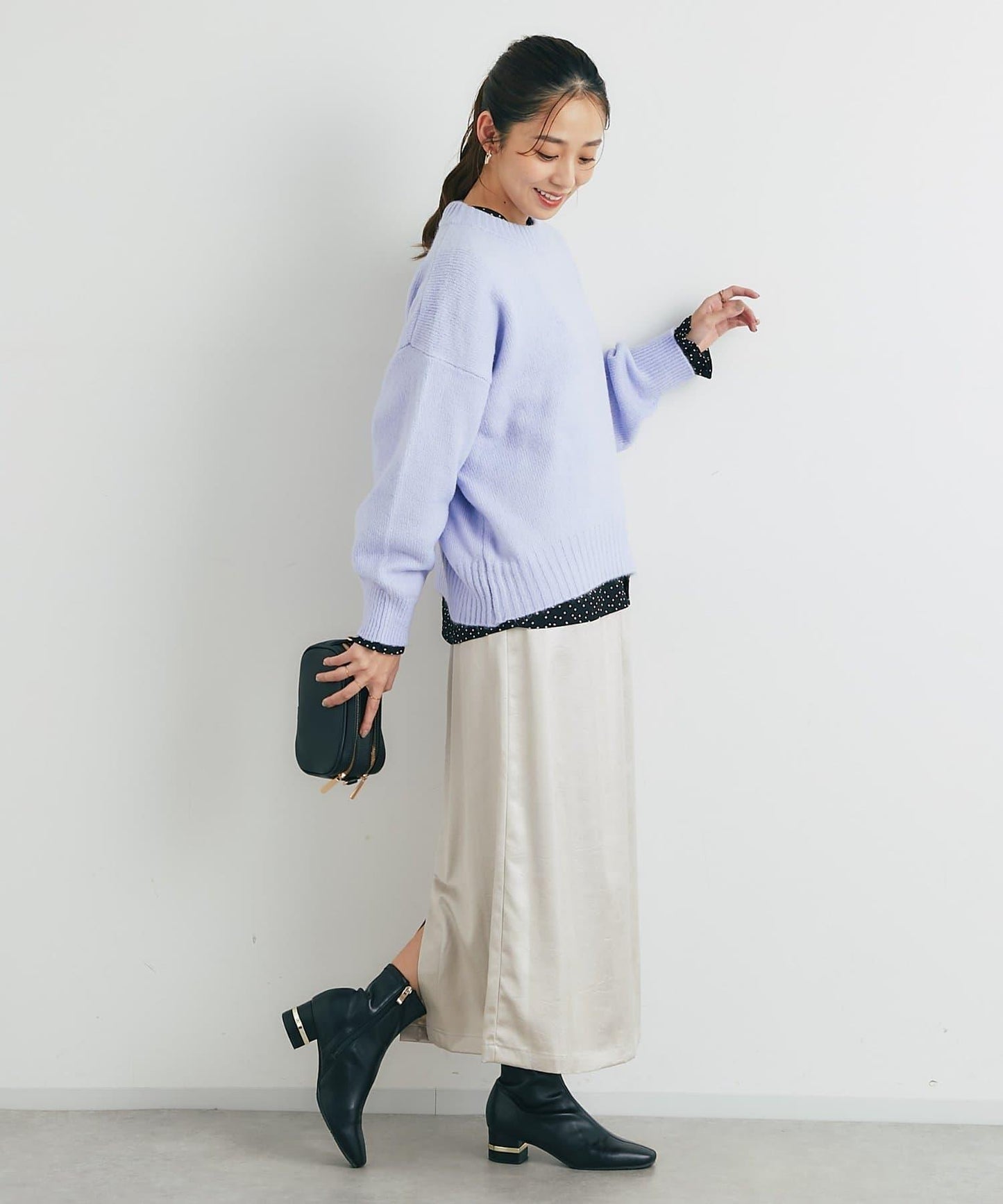 人氣單品・日常百搭◎仿犛牛絨圓領針織衫