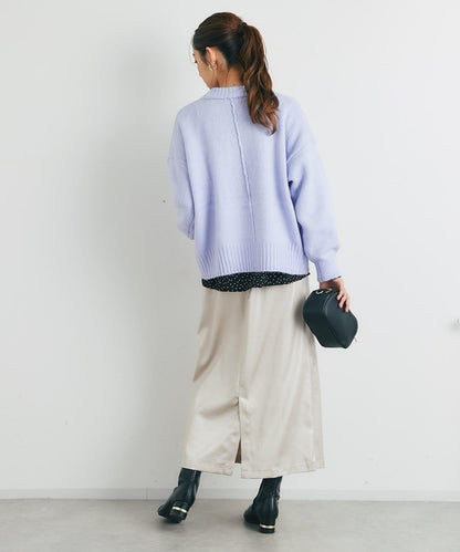 人氣單品・日常百搭◎仿犛牛絨圓領針織衫