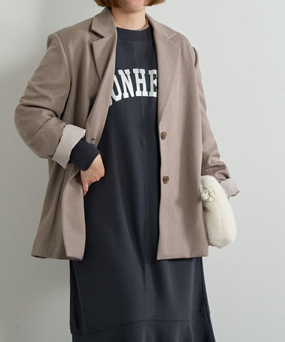 甜美休閒風◎內刷毛美人魚長款連衣裙