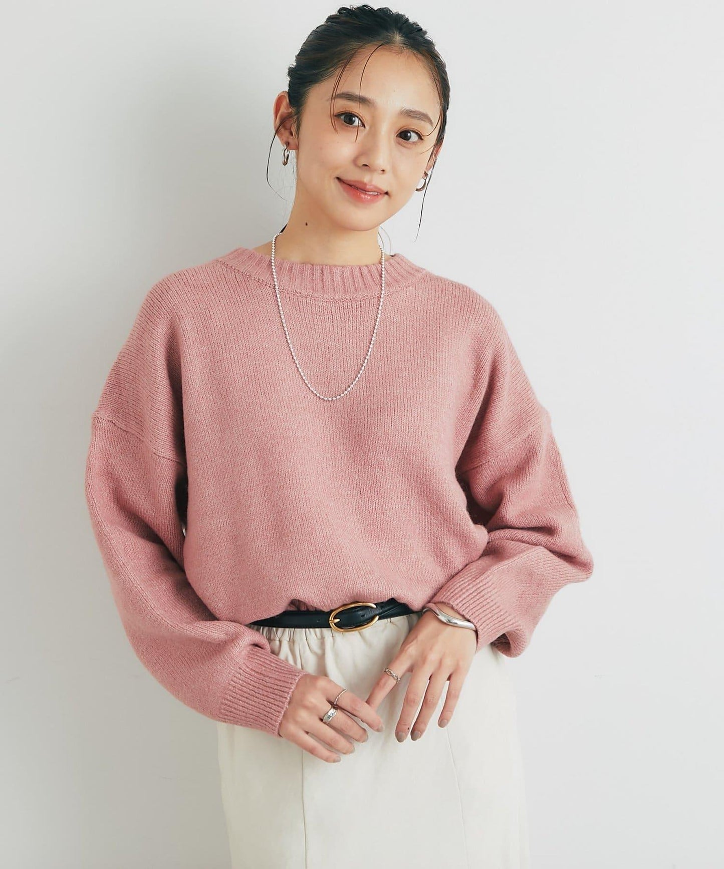 人氣單品・日常百搭◎仿犛牛絨圓領針織衫