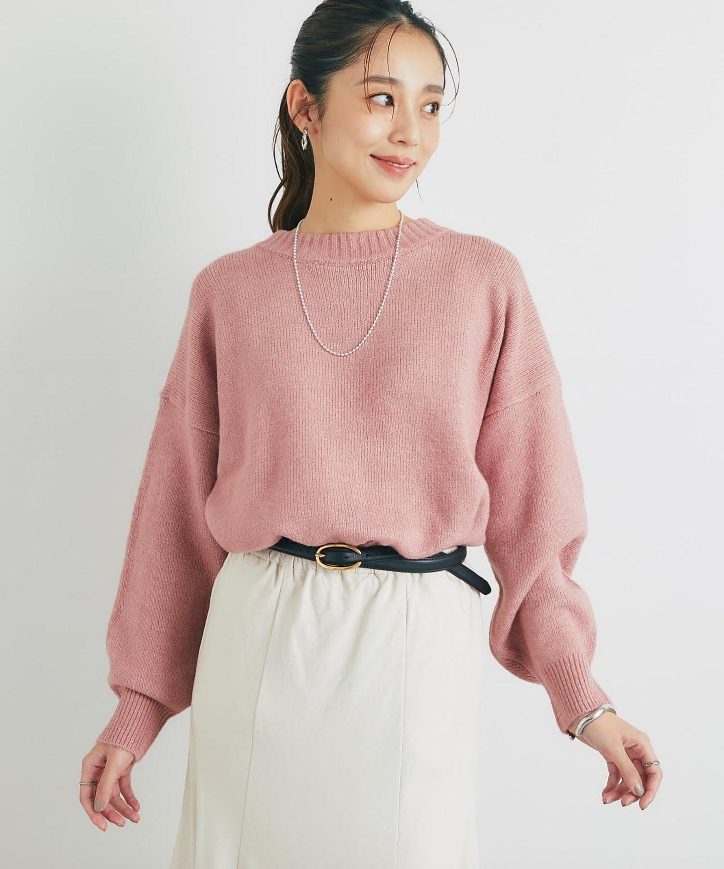 人氣單品・日常百搭◎仿犛牛絨圓領針織衫