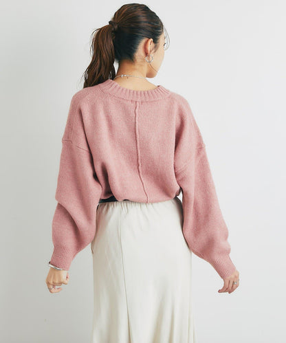 人氣單品・日常百搭◎仿犛牛絨圓領針織衫