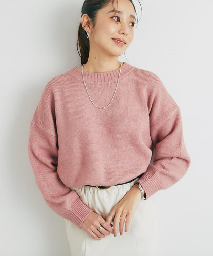 人氣單品・日常百搭◎仿犛牛絨圓領針織衫