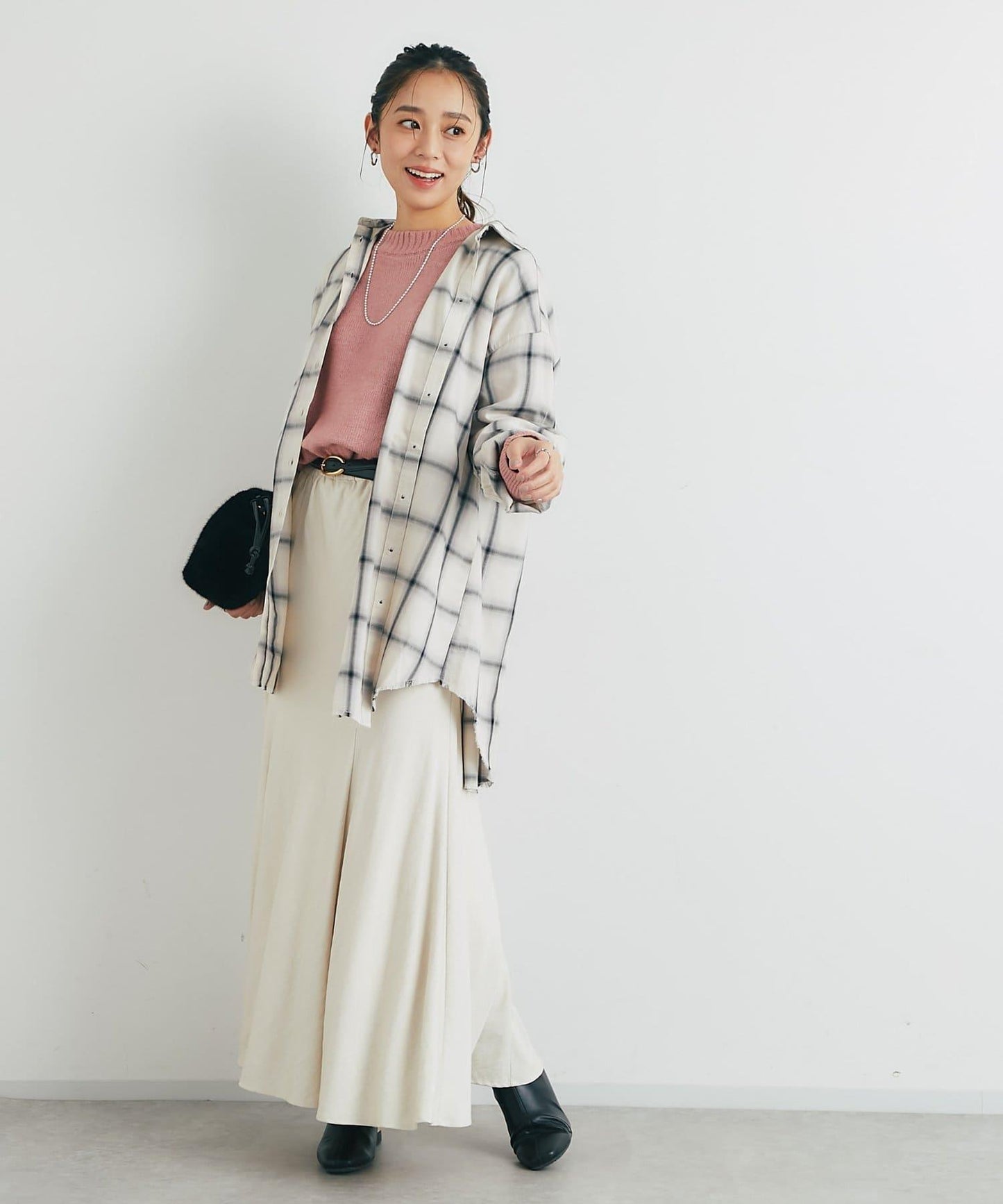 人氣單品・日常百搭◎仿犛牛絨圓領針織衫