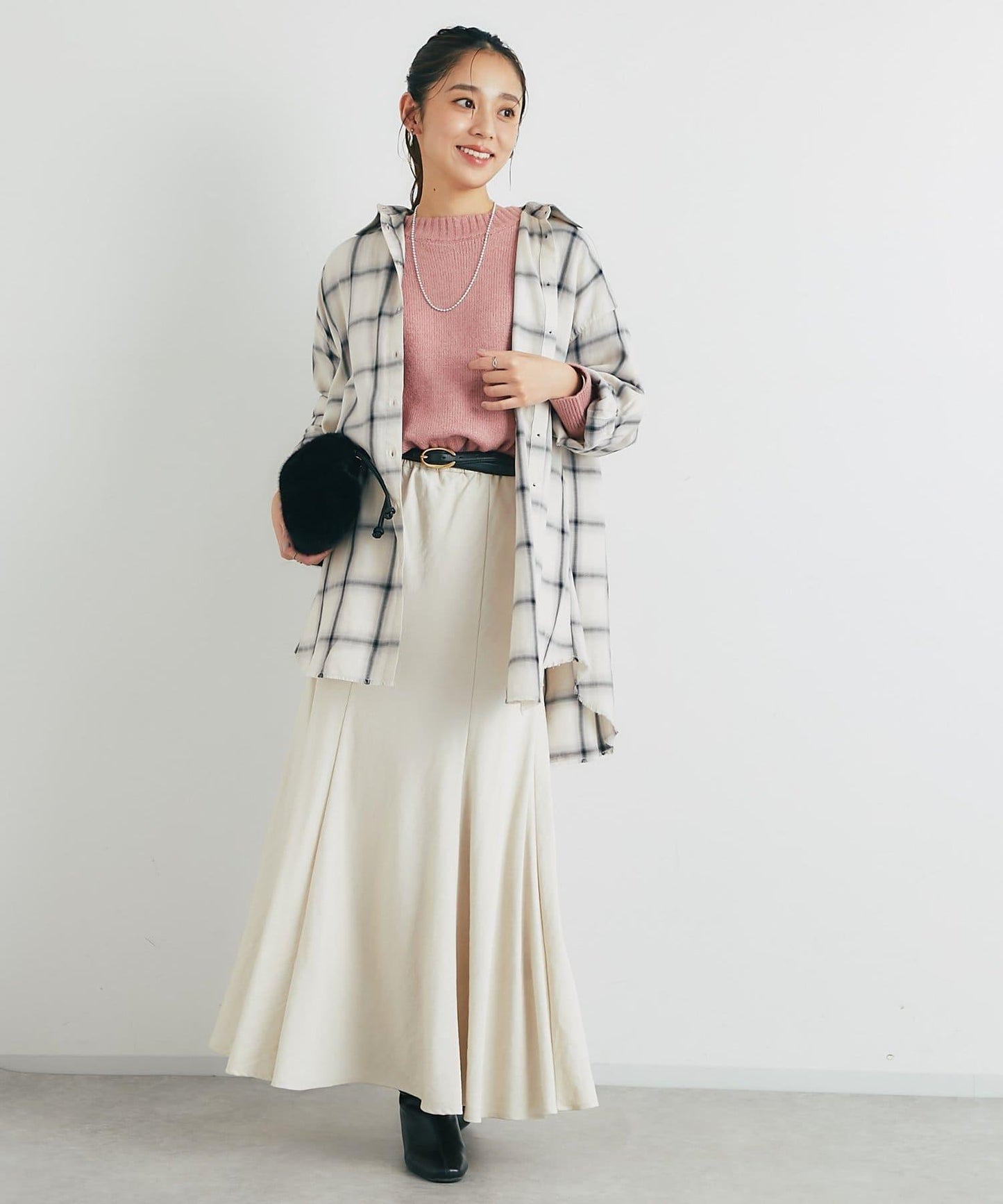 人氣單品・日常百搭◎仿犛牛絨圓領針織衫