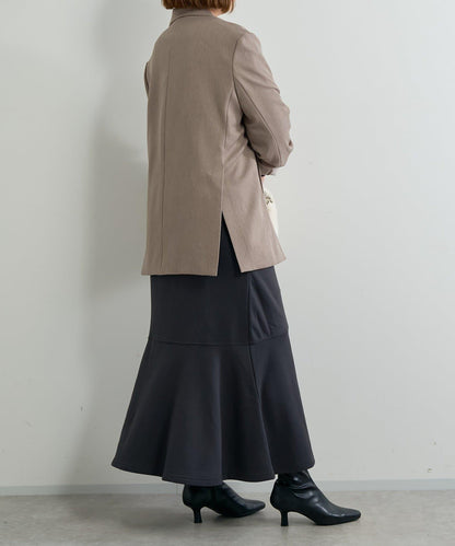 甜美休閒風◎內刷毛美人魚長款連衣裙