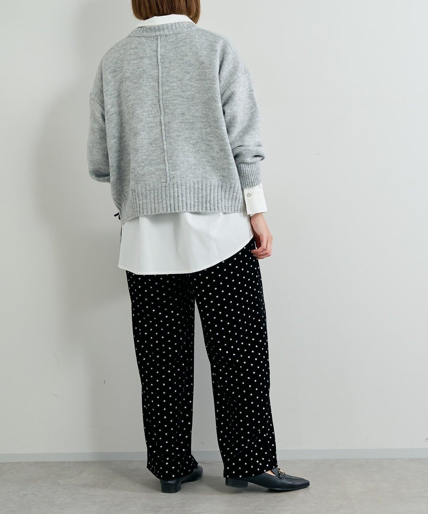 人氣單品・日常百搭◎仿犛牛絨圓領針織衫