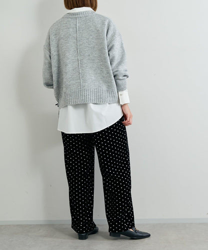 人氣單品・日常百搭◎仿犛牛絨圓領針織衫