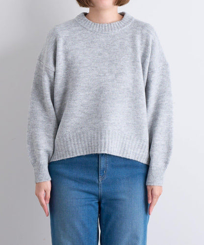 人氣單品・日常百搭◎仿犛牛絨圓領針織衫