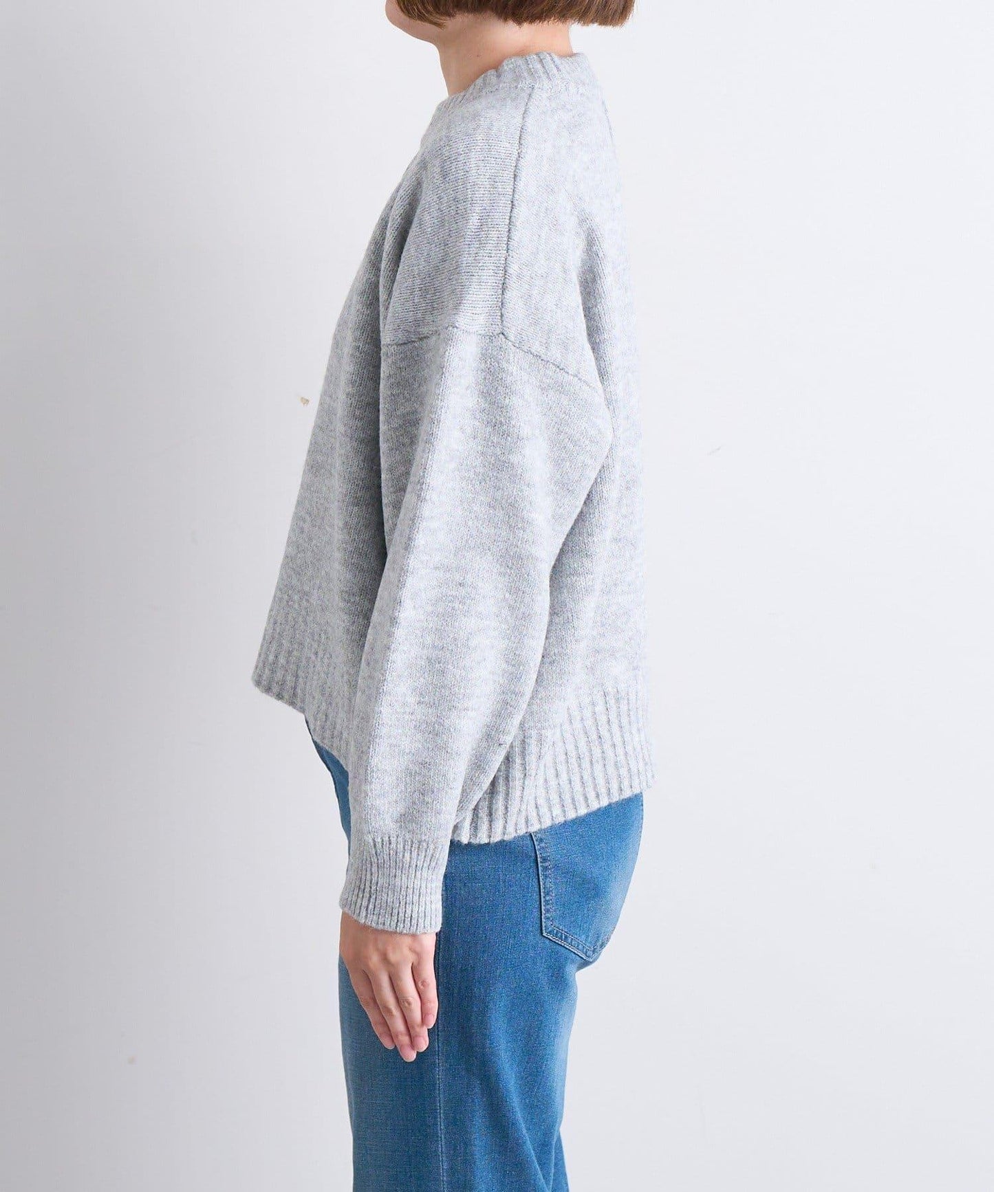 人氣單品・日常百搭◎仿犛牛絨圓領針織衫