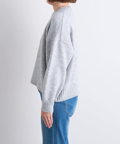 人氣單品・日常百搭◎仿犛牛絨圓領針織衫