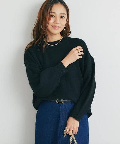 人氣單品・日常百搭◎仿犛牛絨圓領針織衫