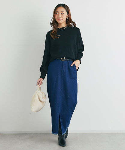 人氣單品・日常百搭◎仿犛牛絨圓領針織衫