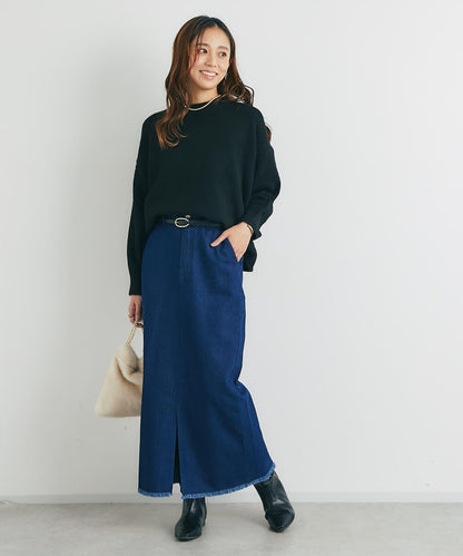 人氣單品・日常百搭◎仿犛牛絨圓領針織衫