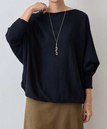 羊毛蝙蝠袖針織衫