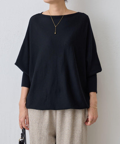 羊毛蝙蝠袖針織衫