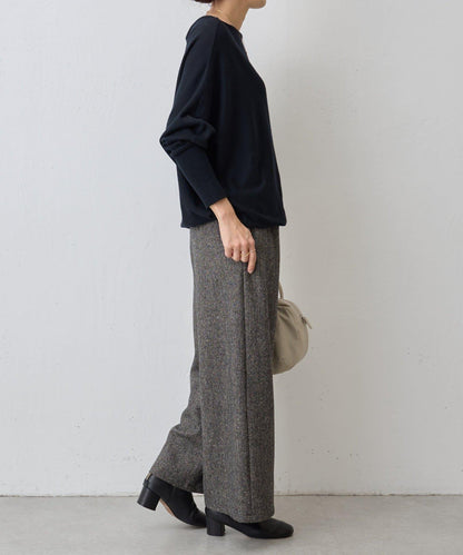 羊毛蝙蝠袖針織衫