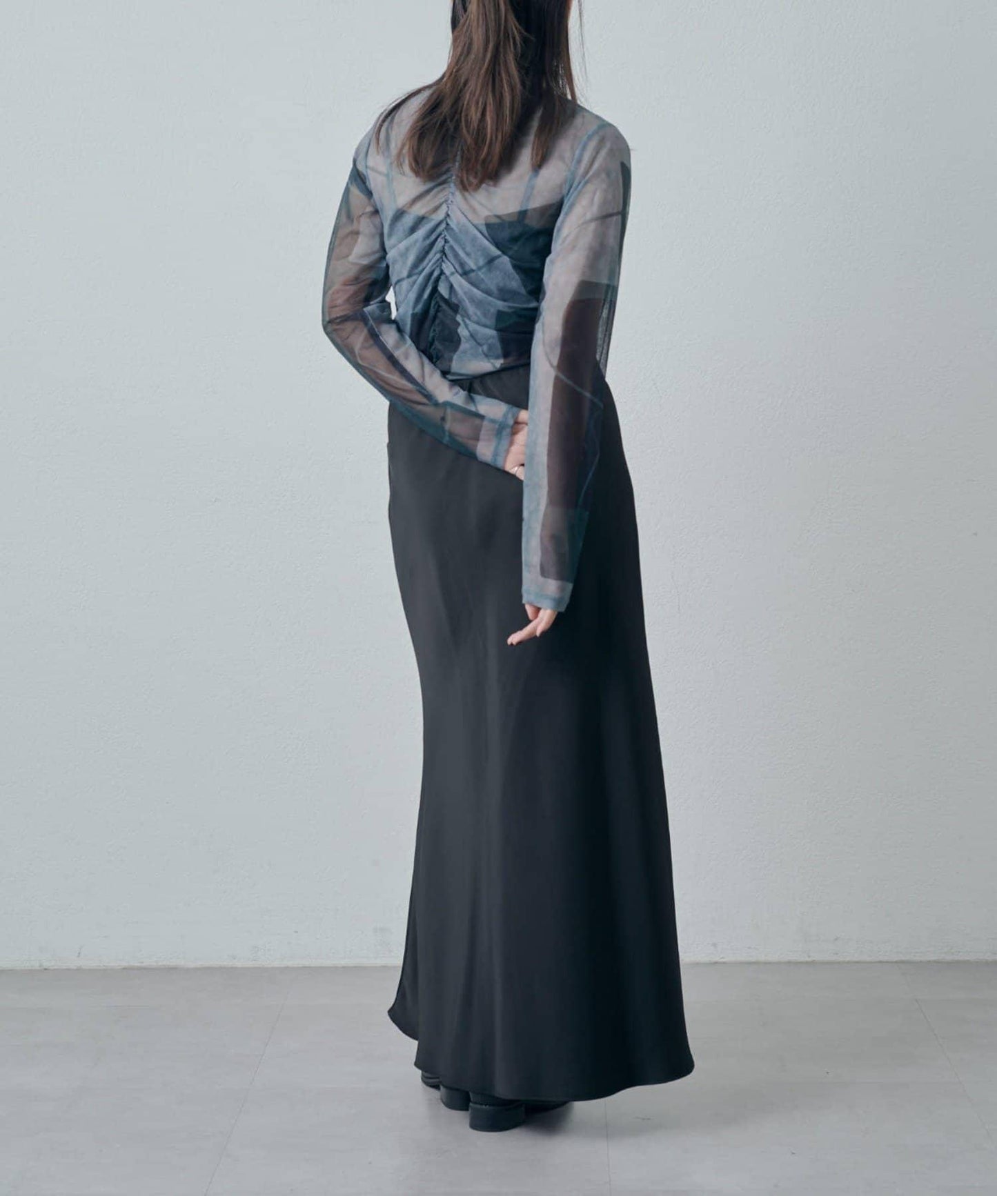 微透感印花長袖T恤