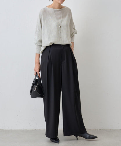 羊毛蝙蝠袖針織衫