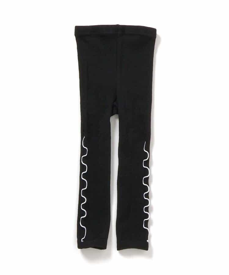 側邊波浪邊打底褲