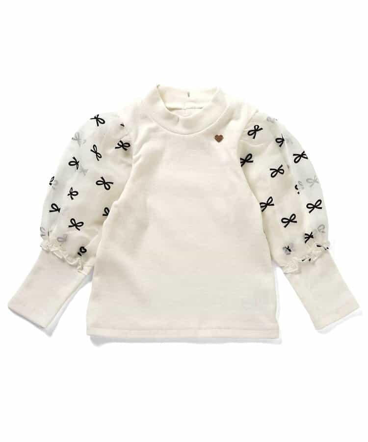 蝴蝶結袖上衣