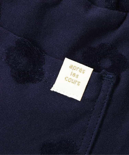 花卉提花波浪邊長褲 10分丈