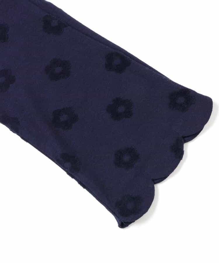 花卉提花波浪邊長褲 10分丈