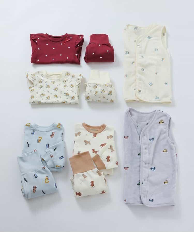 貴賓犬與汽車圖案衛衣睡衣