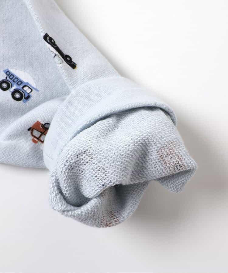 貴賓犬與汽車圖案衛衣睡衣