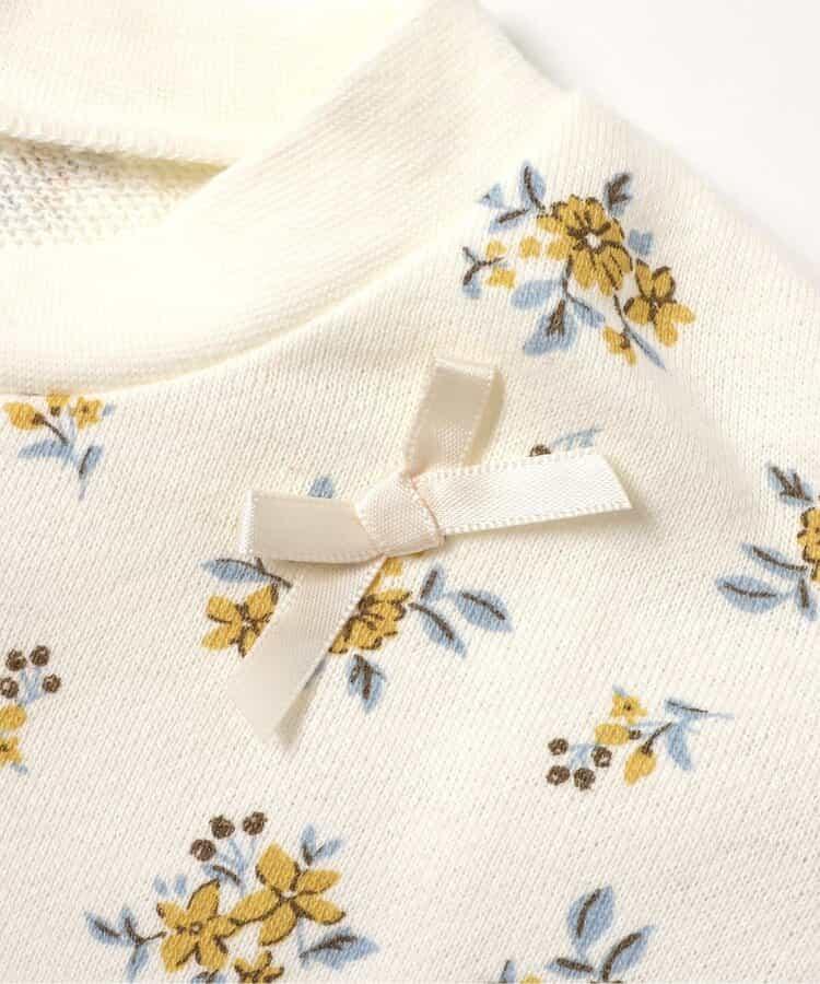 愛心花卉圖案衛衣家居服