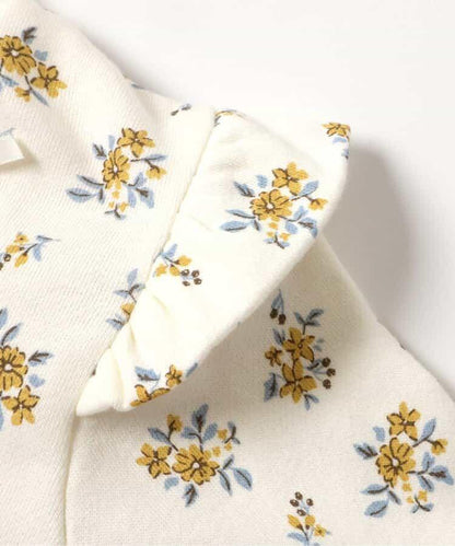 愛心花卉圖案衛衣家居服