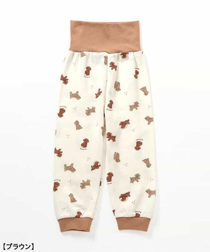 貴賓犬與汽車圖案衛衣睡衣