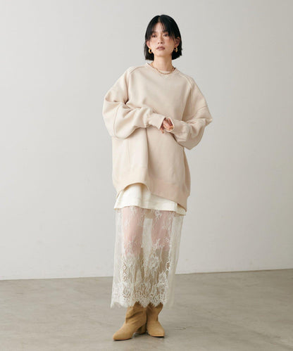 拼接設計寬鬆衛衣