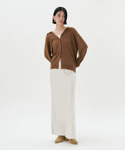 針織翻領短袖衫