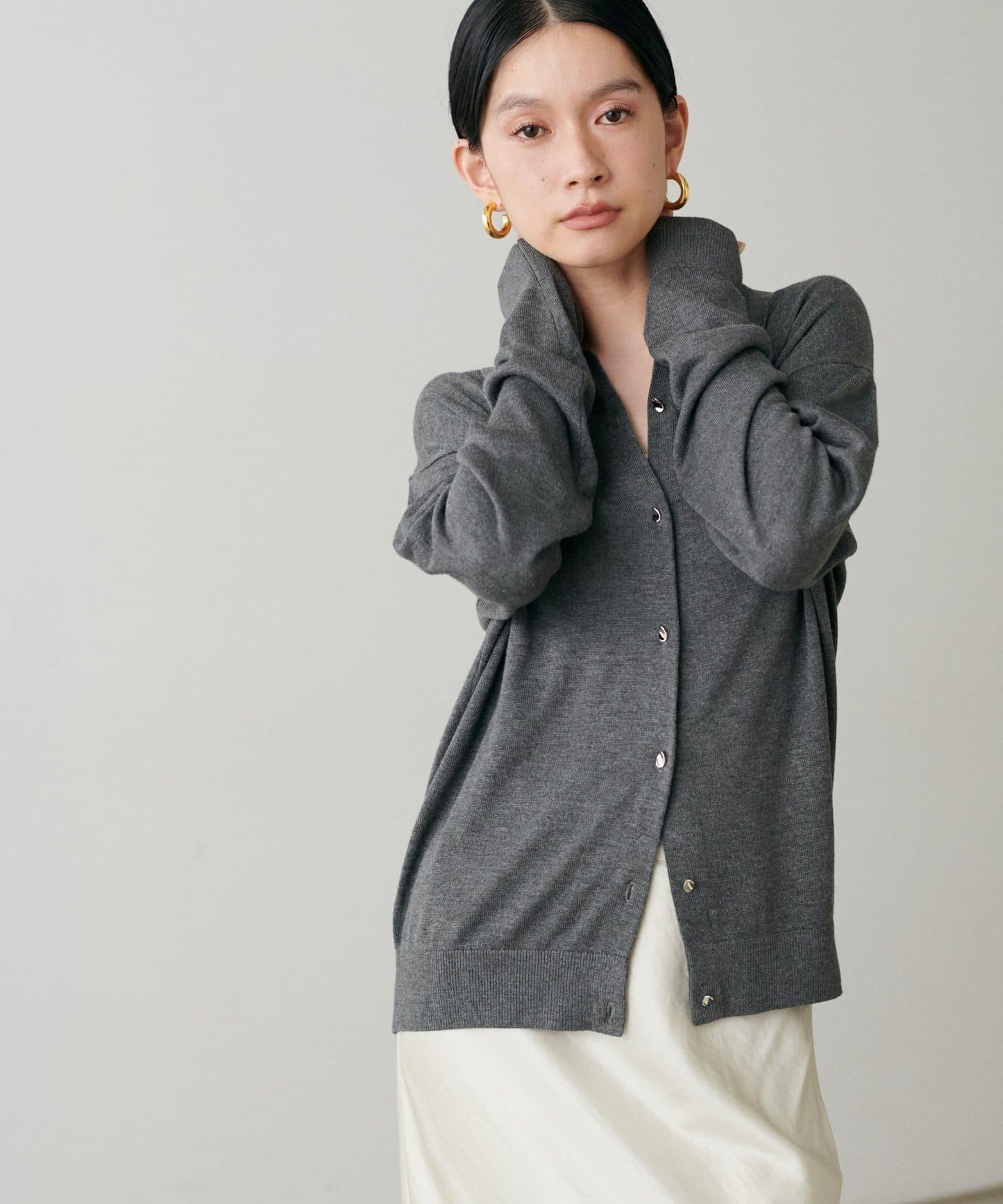 針織翻領短袖衫