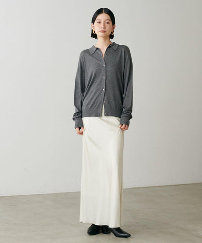 針織翻領短袖衫