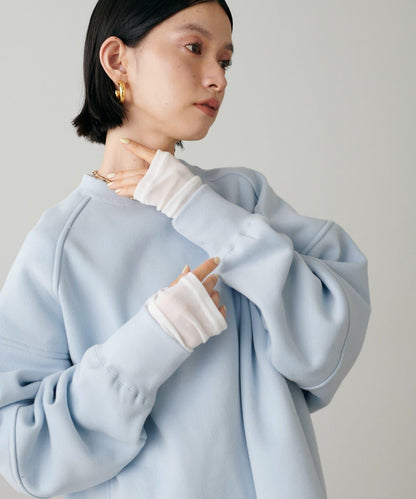 拼接設計寬鬆衛衣