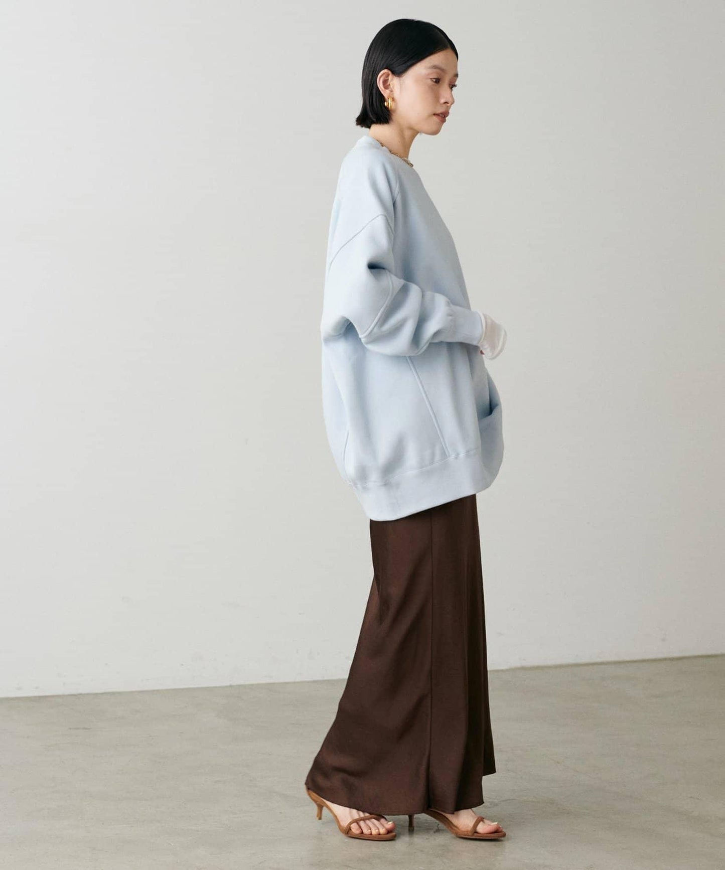 拼接設計寬鬆衛衣