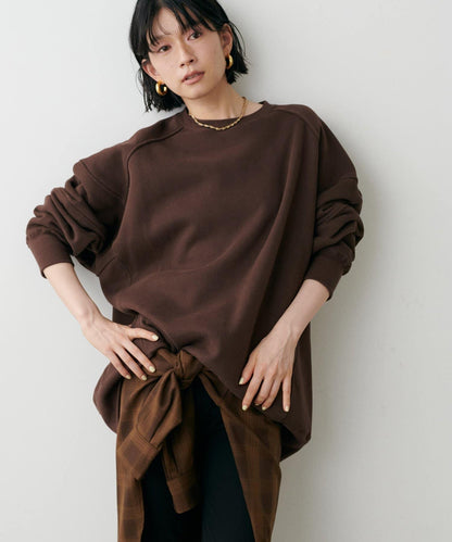 拼接設計寬鬆衛衣